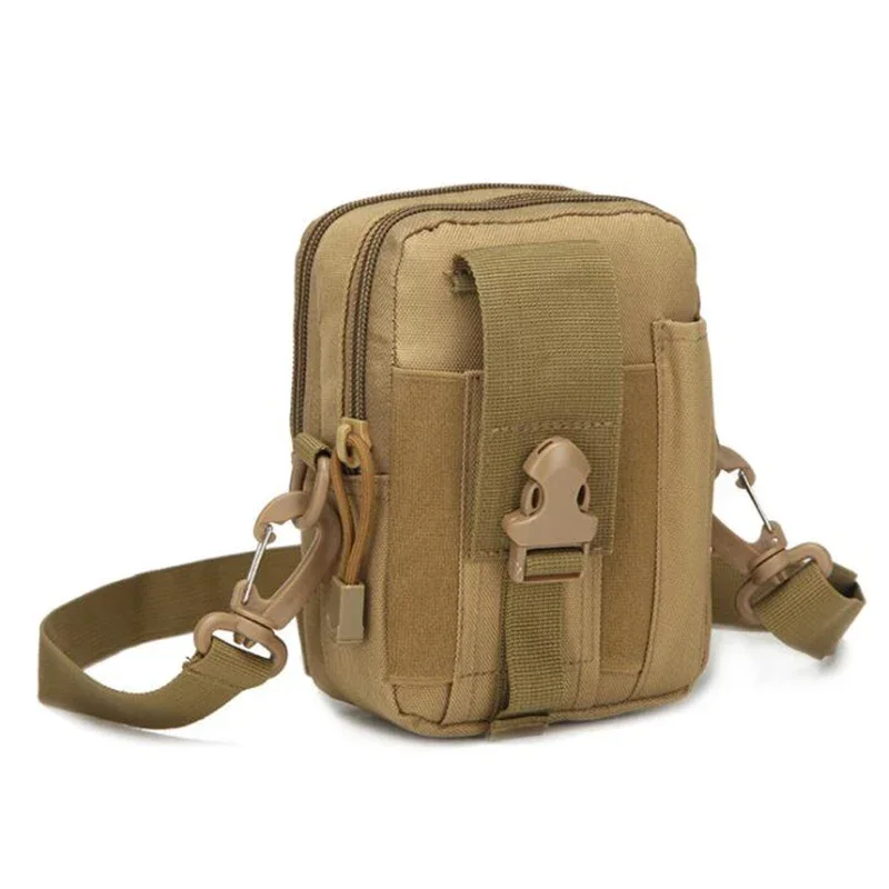 Bolsos de hombro tácticos multifuncionales para deportes al aire libre para hombre, bolso cruzado, riñoneras tácticas, bolsa para correr, bolsas para teléfono móvil - imagen 4