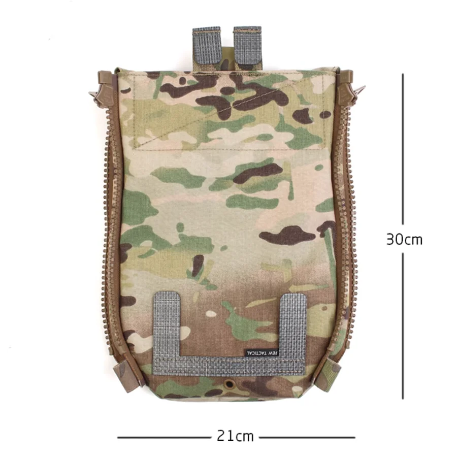 FCPC V5 bolsa de agua sándwich doble cremallera delgada MOLLE