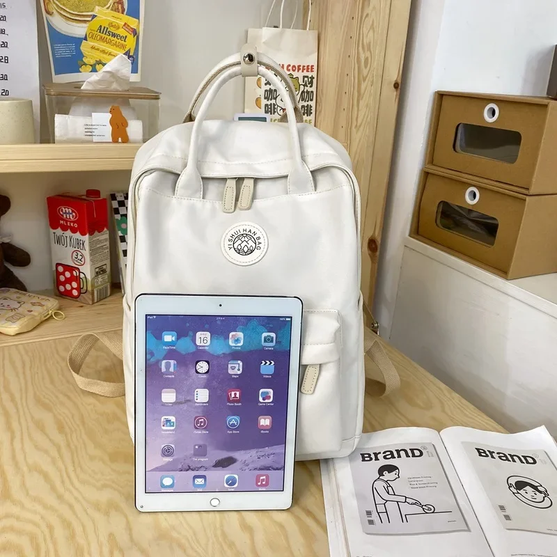 Mochila informal para mujer, de gran capacidad morral, versión coreana, 2024 - imagen 4