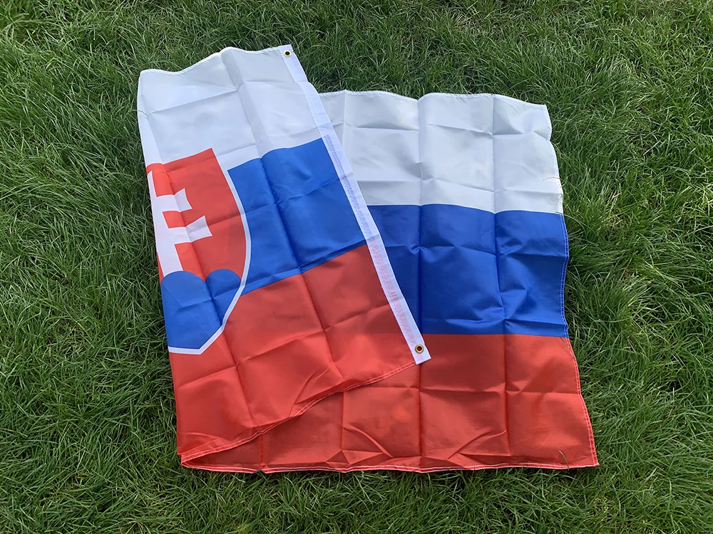 Bandera de skyflag, bandera de Eslovaquia, 90x150cm, svk sk, Slova, bandera de Eslovaquia, bandera colgante de poliéster de la UE, 3x5 pies - imagen 5