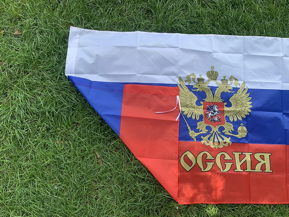 BANDERA DE SKY, envío gratis, 90x150cm, bandera del presidente de Rusia de poliéster colgante, bandera rusa de poliéster, pancarta nacional de Rusia - imagen 4