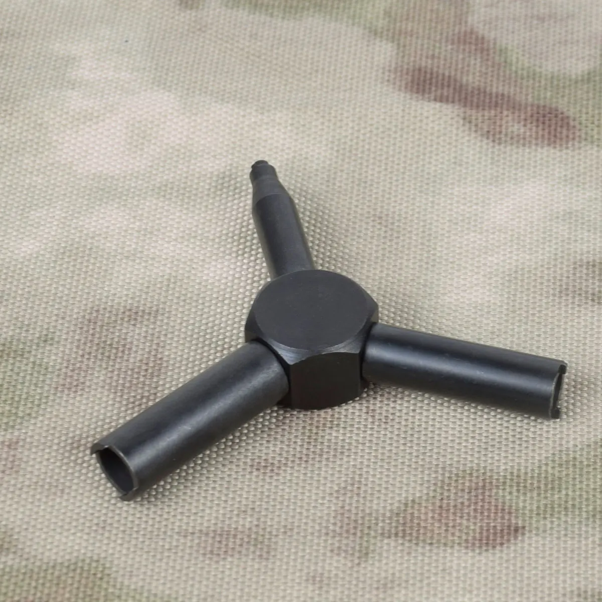 Llave de válvula de Gas de caza al aire libre, herramienta de carga de revista de Triple fuerza de acero para tiro de pistola de Airsoft GBB AEG KSC WA - imagen 4