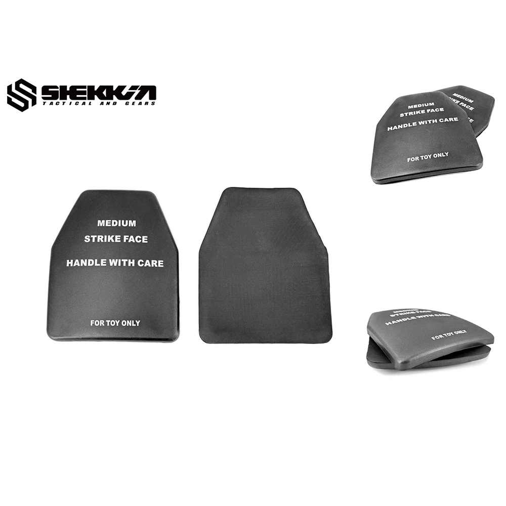 Placas de espuma Shekkingear Swimmer corte talla M/L para chaleco táctico 2 piezas