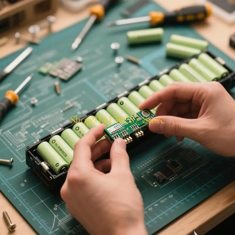 Base montaje caja batería intercambiable J1HC 21700 para equipo electrónico para exteriores - imagen 3