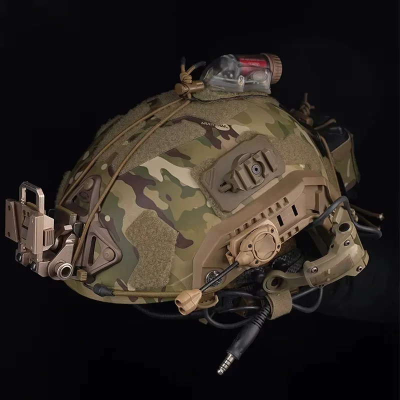 Adaptador de base de montaje para faro de casco al aire libre para visión nocturna y Compatible con varios soportes para cascos para uso - imagen 3