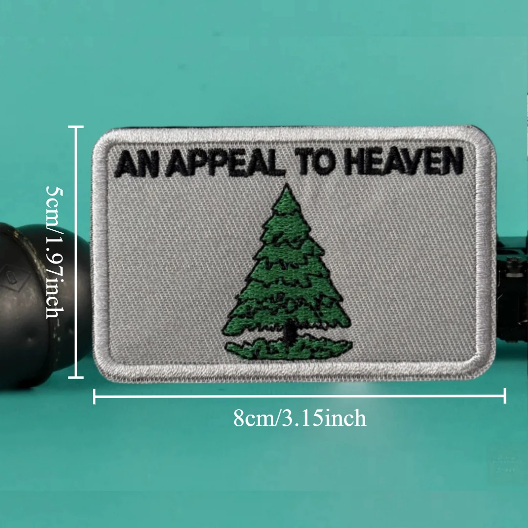 Parche de un apelo a pesado, parches bordados de gancho y bucle para ropa, insignia de moral táctica, mochila militar, pegatina personalizada - imagen 2