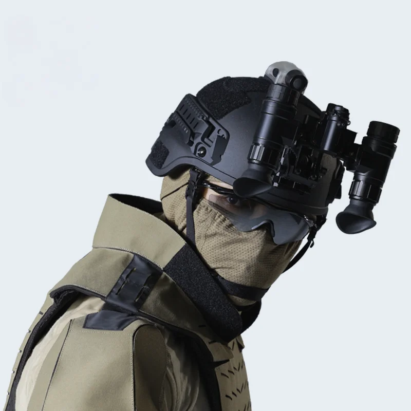 Máscara táctica protectora de combate transpirable, equipo de cabeza ignífugo de patrulla de servicio especial al aire libre, absorbente de sudor - imagen 4