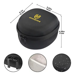 Funda rígida para orejeras electrónicas – Bolsa dura de almacenamiento