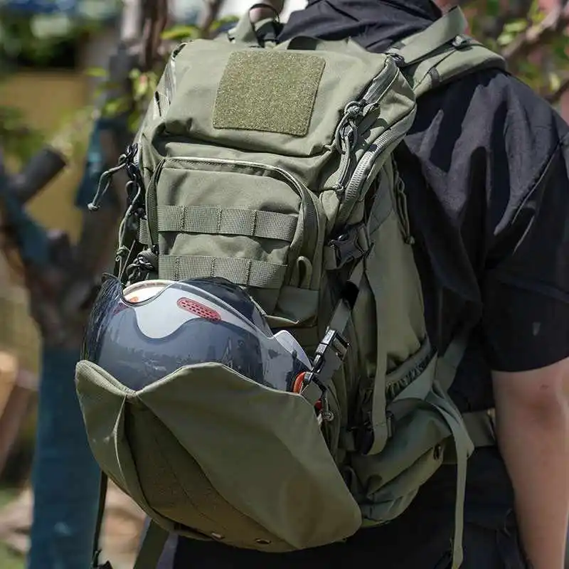 Expansión táctica del compartimento canguro: bolsa auxiliar, almacenamiento modular y complementos para fundas para casco - imagen 4