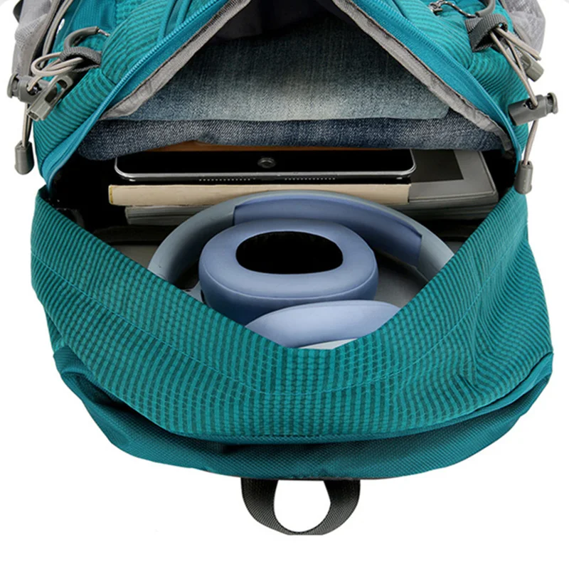 Mochila de acampada impermeable para hombre y mujer, bolso de hombro deportivo de gran capacidad para viajes al aire libre, senderismo, escalada y ciclismo - imagen 4