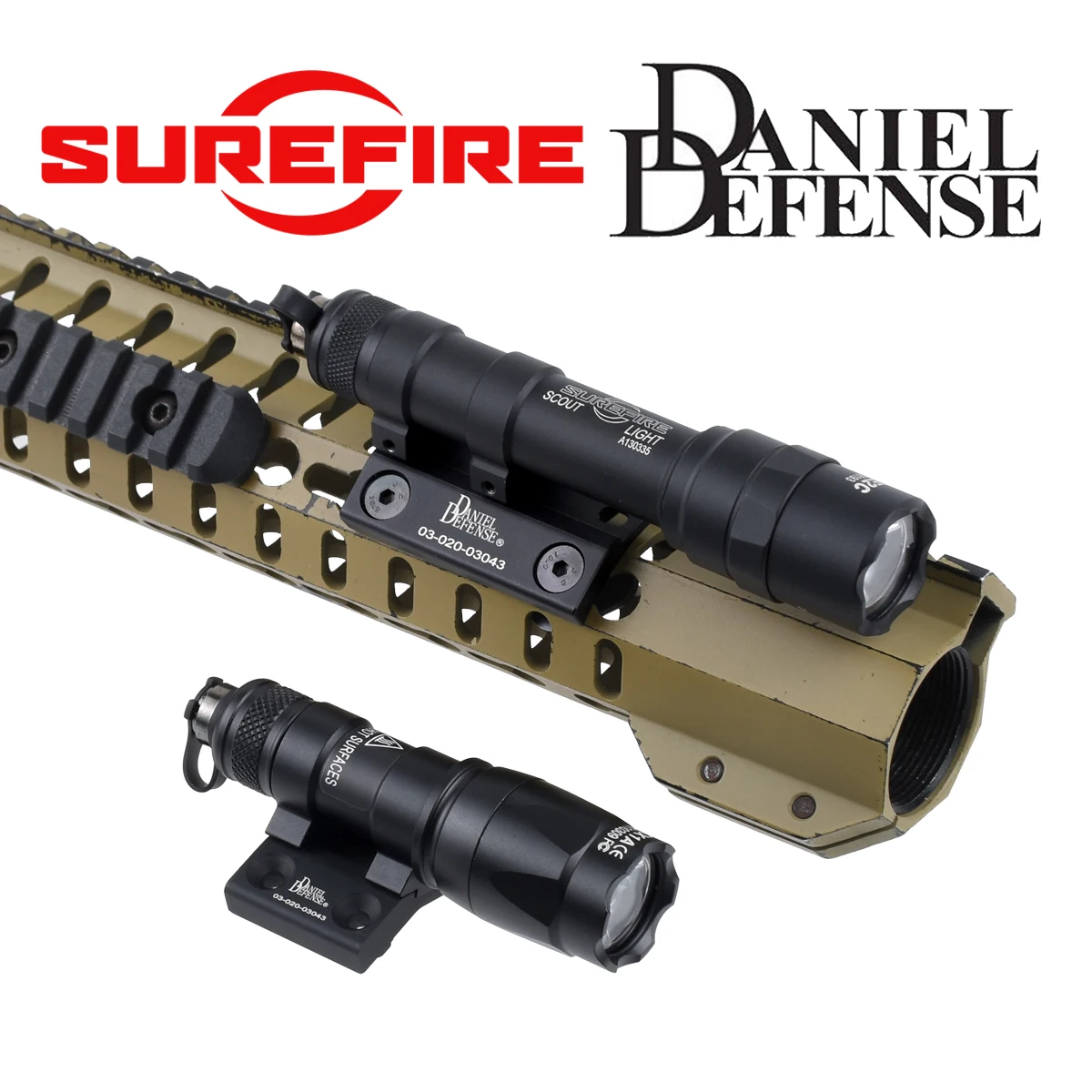 SureFire M300/M600 linterna táctica LED para M-LOK y KeyMod