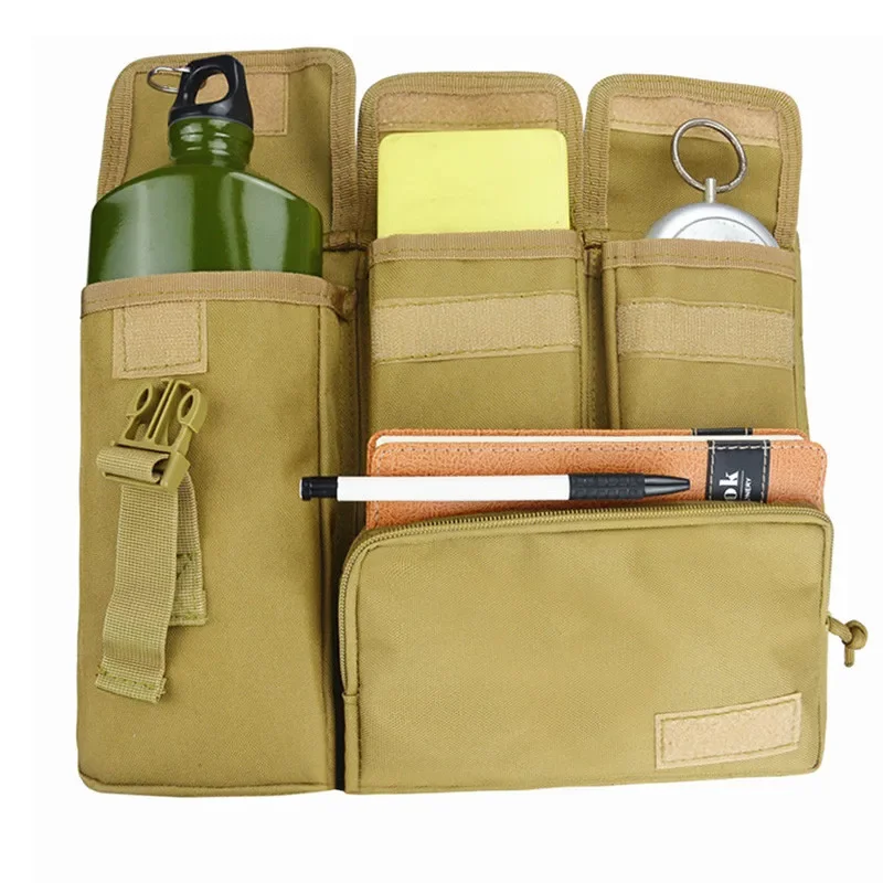 Bolsa para ordenador portátil Molle de 14 pulgadas, mochila táctica para ordenador, riñonera con cinturón, bolsas de hombro para acampar, paquete deportivo al aire libre - imagen 5