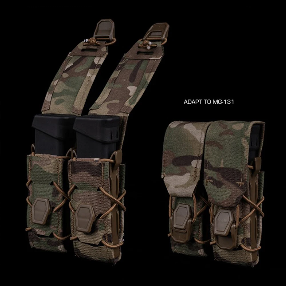 Bolsa para revistas con solapa para generación 2 versión V2 serie Tiger 9MM Mag bolsa caza Airsoft Gear - imagen 3