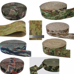 Cinta nailon camuflaje tigre Miami ancha IRR para equipo táctico DIY