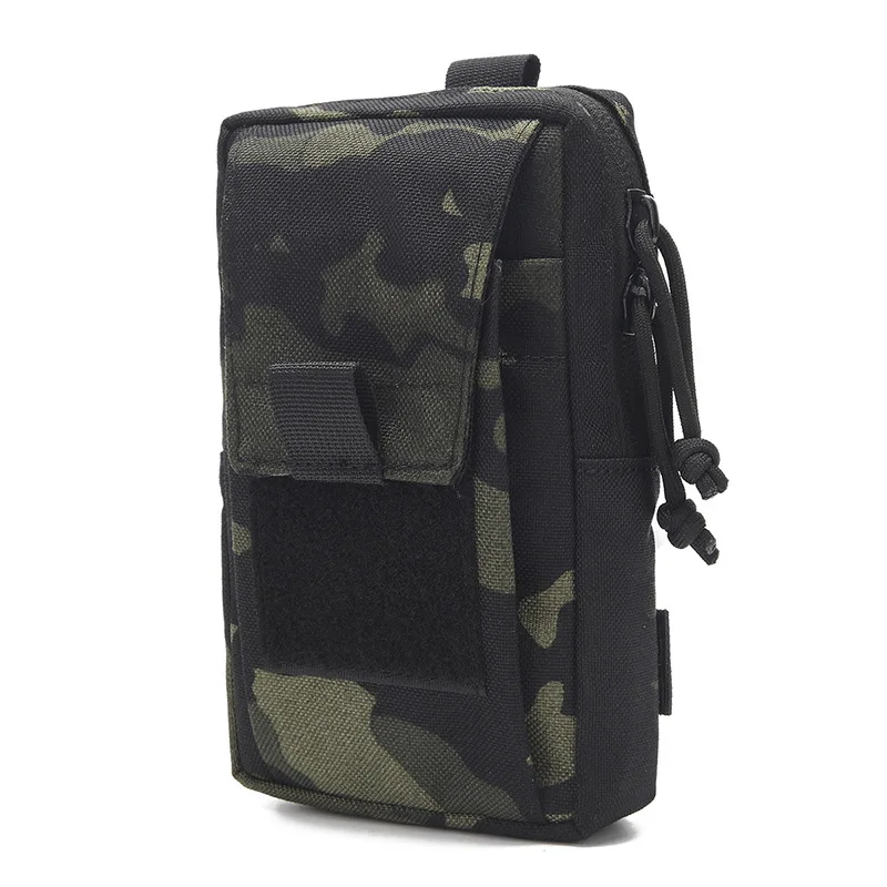 Bolsa táctica MOLLE para teléfono EDC Gadget riñonera para caza al aire libre Camping senderismo viajes - imagen 3