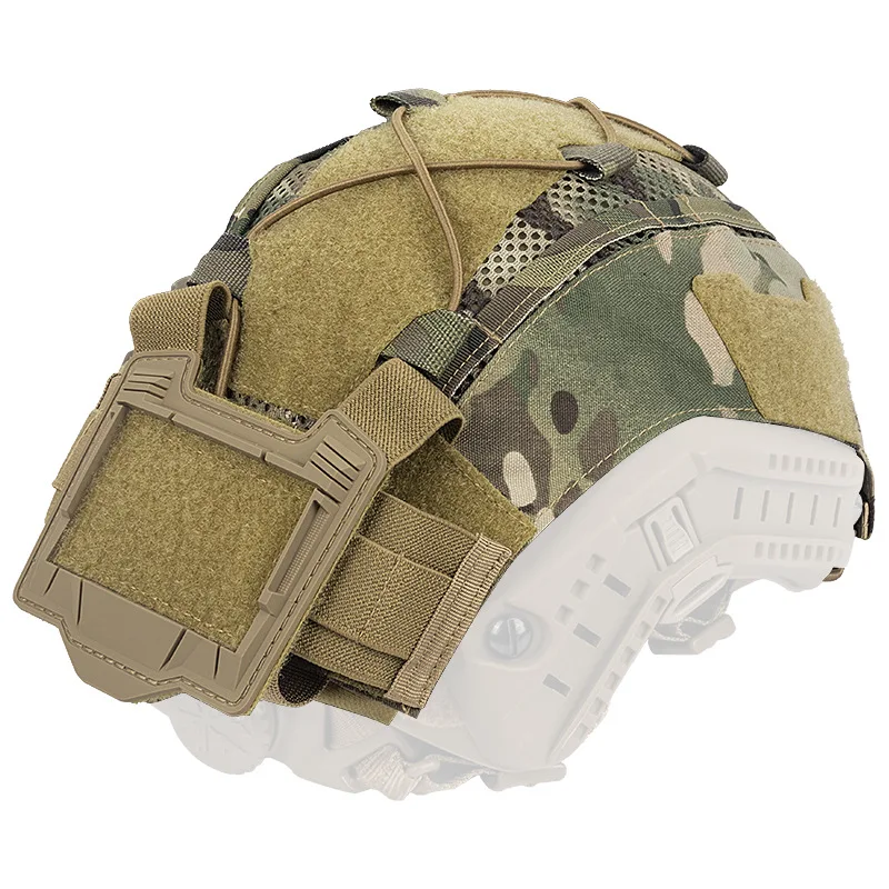 Cubierta táctica para casco con bolsa de batería NVG para casco FAST MH PJ BJ OPS-Core Airsoft, accesorios para caza y Paintball - imagen 3