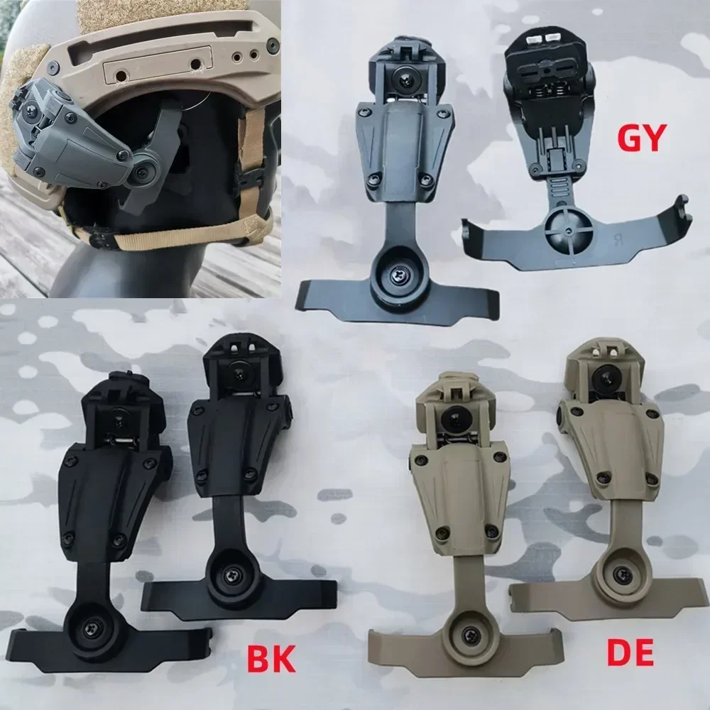 Soporte de auriculares táctico, adaptador de casco Wendy para Walker's Razor, protección auditiva electrónica delgada, auriculares de tiro - imagen 2