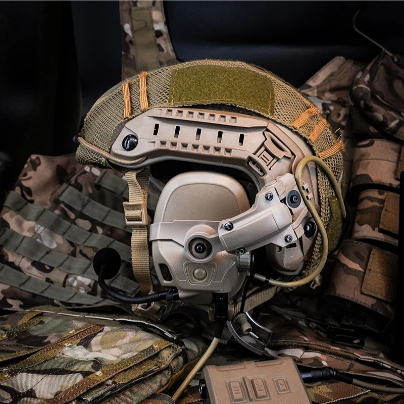 FMA-Adaptador de soporte de brazo táctico, soporte para auriculares AMP y riel de guía rápido para casco, tb1372 - imagen 3