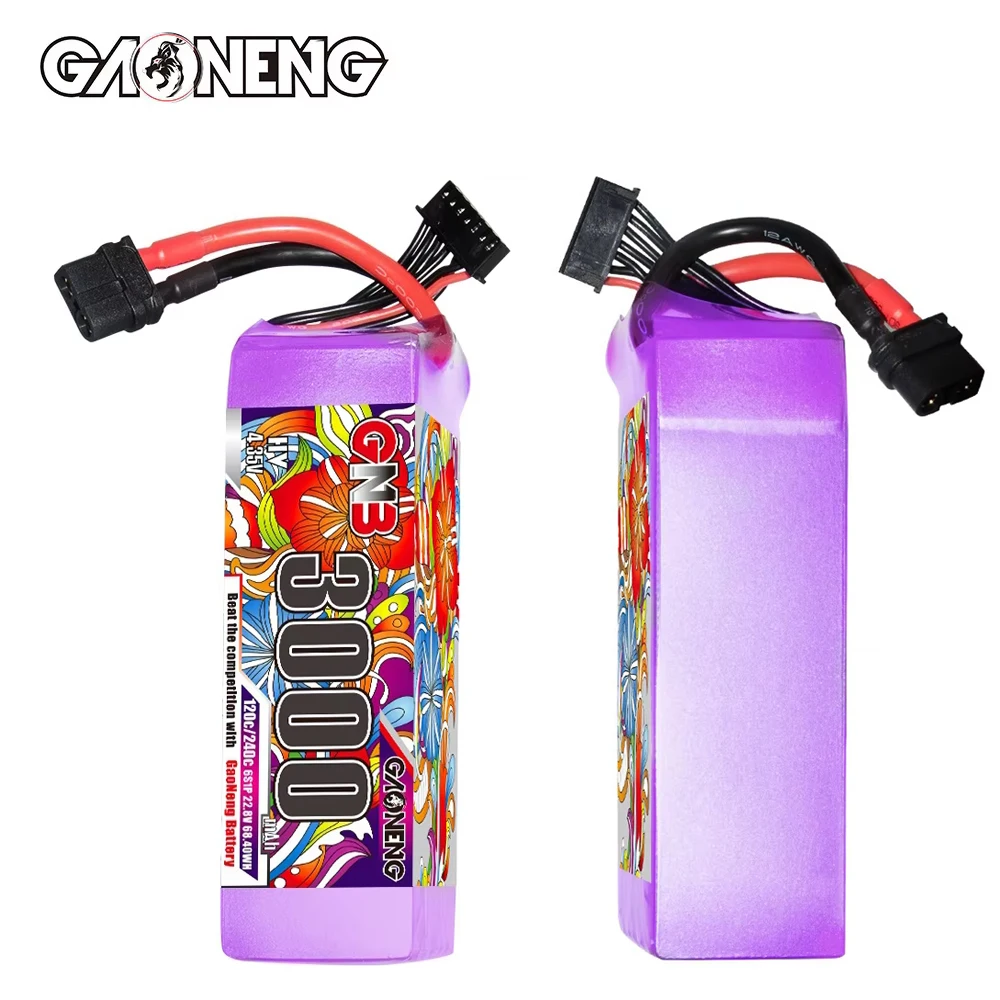 Batería Lipo Original GNB HV 6S 22,8 V 3000mAh 120C/240C para FPV Drone Quadcopter helicóptero RC Car Boat Parts 22,8 V - imagen 5