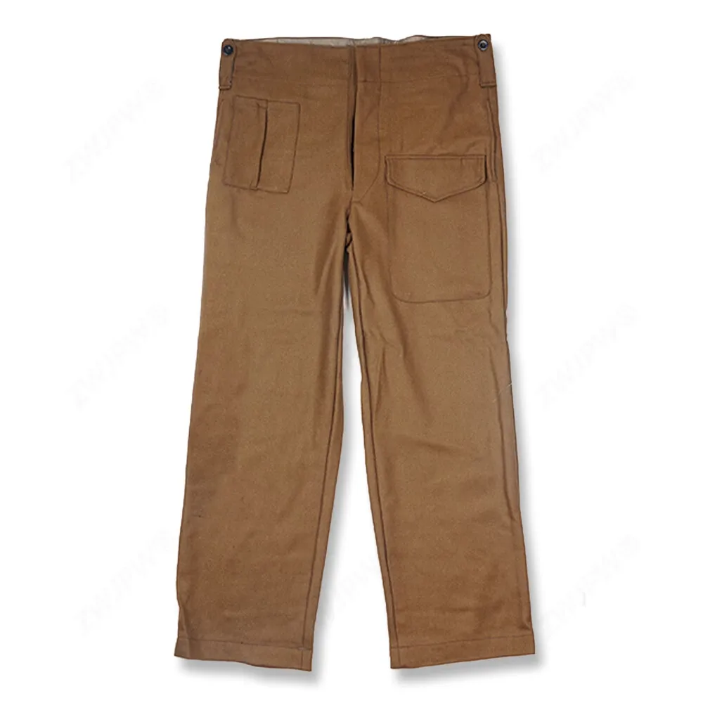 Uniforme de soldado británico P37 de la Segunda Guerra Mundial, chaqueta de ejercicio de entrenamiento holgada para restaurar maneras antiguas, chaqueta de uniforme táctico de soldado, pantalones - imagen 4