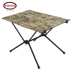 Mesa plegable táctica ultraligera de nylon camuflaje con bolsa MOLLE