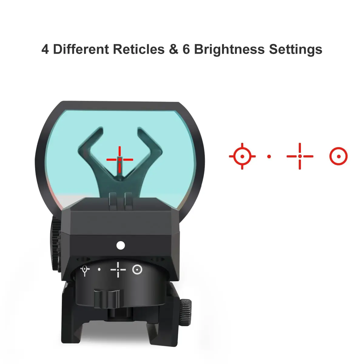 Mira reflex punto rojo Co-Witness en riel Picatinny para rifle - imagen 5