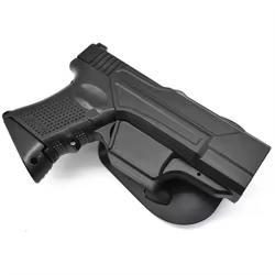 Funda de pistola OWB ajustable adecuada para G19, GL 19, 19X y otras pistolas, fundas de balas de colores de caza de transporte abierto