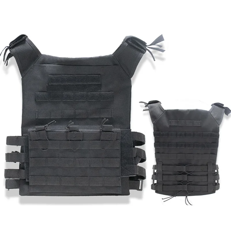 Chaleco táctico de nailon 600D para caza al aire libre, armadura corporal protectora para disparar, chaleco de combate Airsoft, equipo militar de Paintball - imagen 2