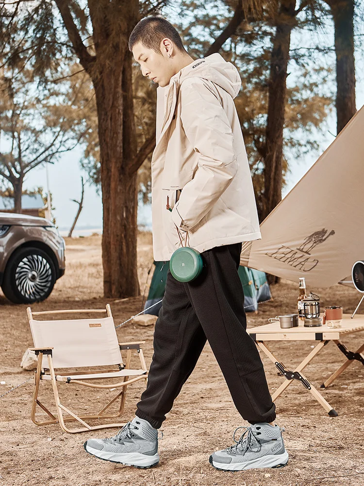 O.Z.TESHI Botas de senderismo para hombre, zapatos de caza impermeables de cuero de vaca, botines tácticos de combate en el desierto para hombre, zapatillas de deporte mountian informales - imagen 5