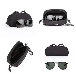 Bolsa táctica MOLLE en nylon para gafas de caza EDC