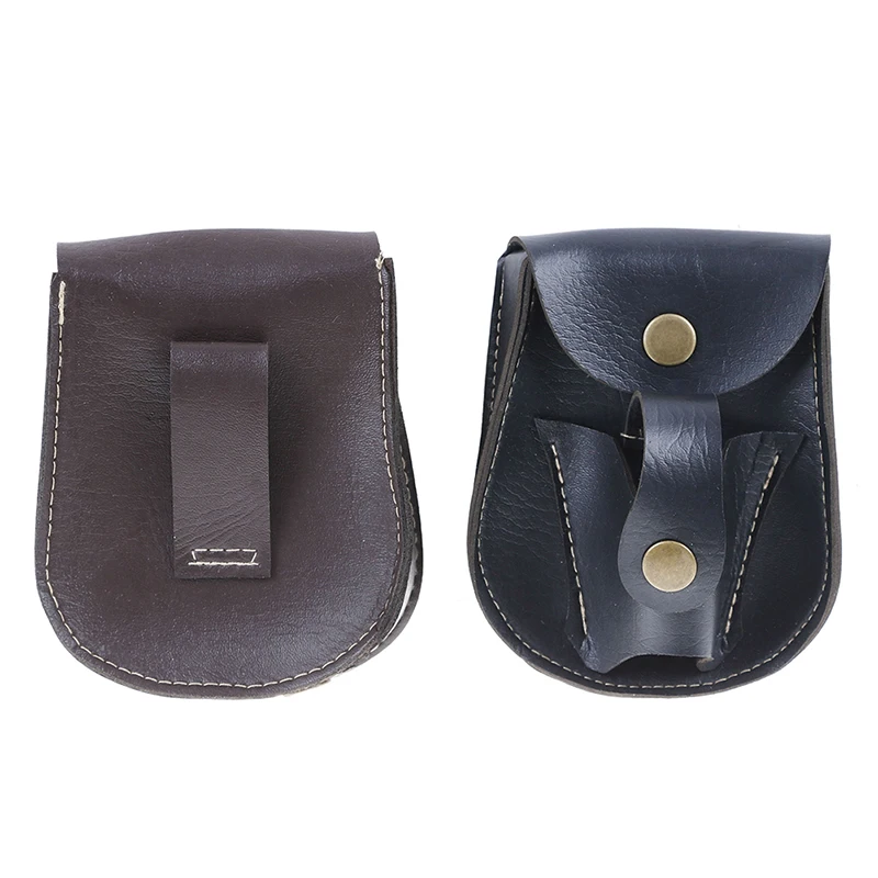 Bolsa táctica de cuero para tirachinas, funda de catapulta, bolsa de cintura de bolas de munición de acero, accesorios deportivos de caza al aire libre - imagen 5
