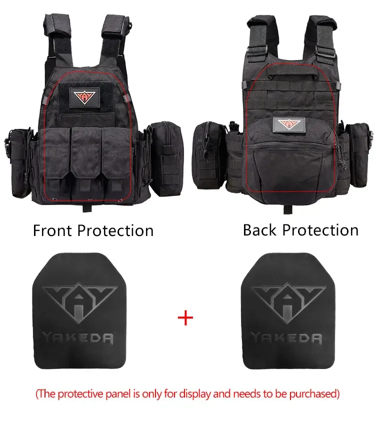 Chaleco táctico YAKEDA, uniforme de entrenamiento combinado multifuncional, chaleco CS de combate, transpirable y resistente al desgaste para exteriores - imagen 5