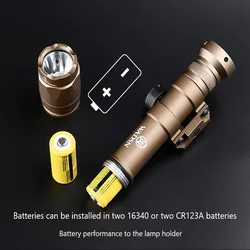 Linterna táctica LED WADSN M600 con mount Picatinny
