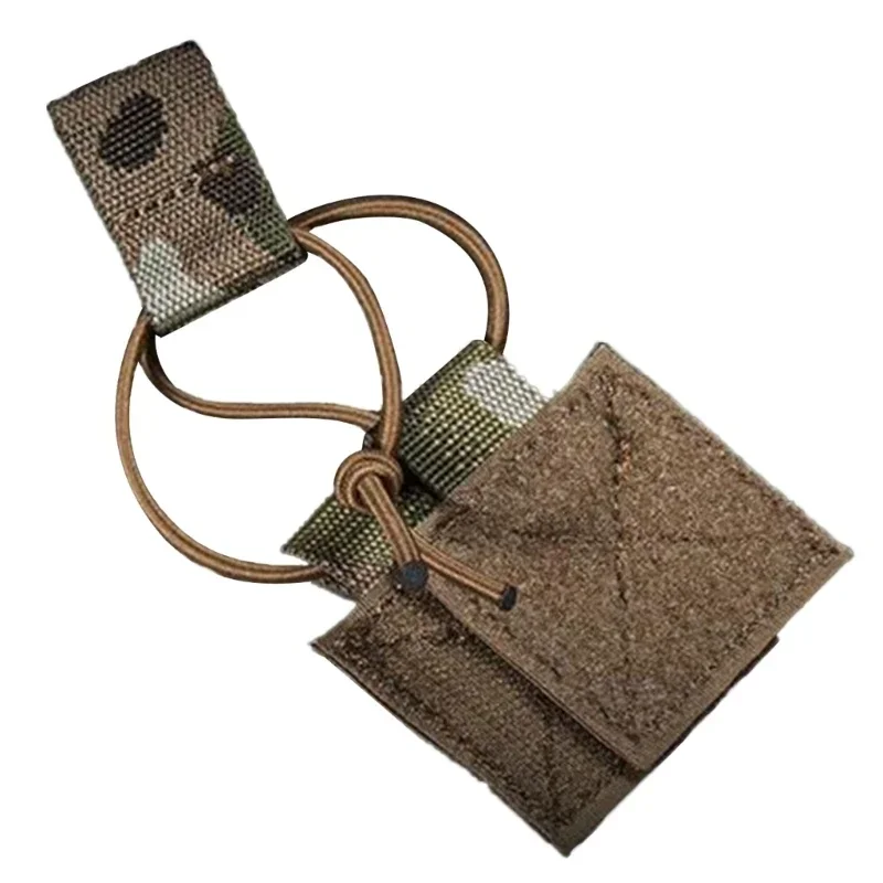 Correas elásticas tácticas, sujetador de revistas para plataforma de pecho D3CRM, gancho y bucle, cuerda de retención de Radio, hebilla fija, accesorios para chaleco - imagen 3