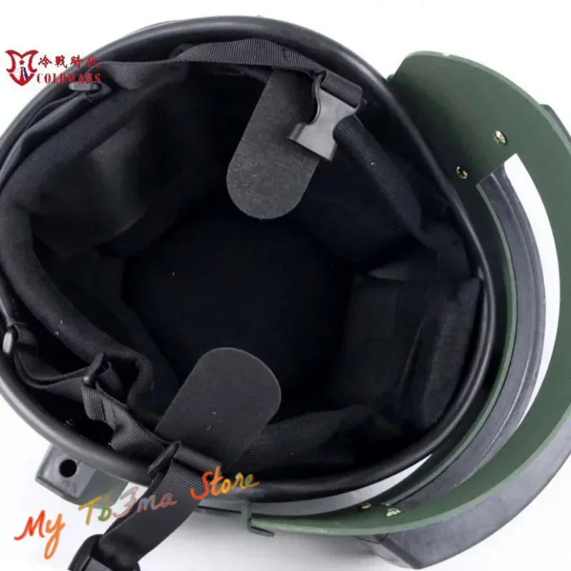 Casco Altyn ruso de K6-3/K-63/K63, versión mejorada, nivel táctico III, con máscara facial completa Arkin, lente antidisturbios - imagen 4