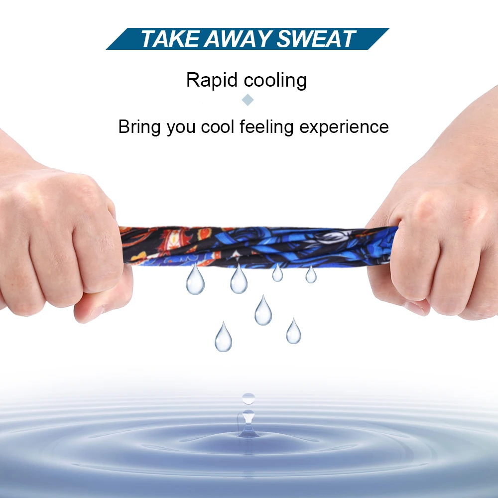 Verano transpirable de malla de cráneo bufanda caza Bandana de bicicleta braga cuello ciclismo deporte media cara máscara cubierta corriendo senderismo esquí triángulo pasamontañas mujer masculino - imagen 5