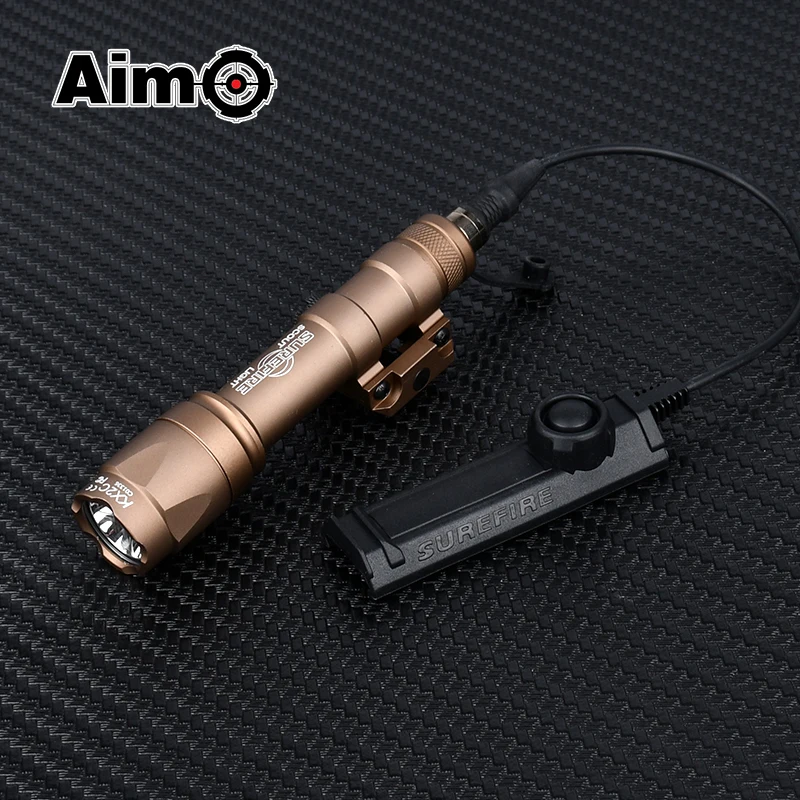 Linterna de Metal M600C de 600 lúmenes + interruptor de función Dual SF, apto para riel de Picatiny táctico de 20MM, M300, M600, Wadsn Airsoft, luz de pistola de caza