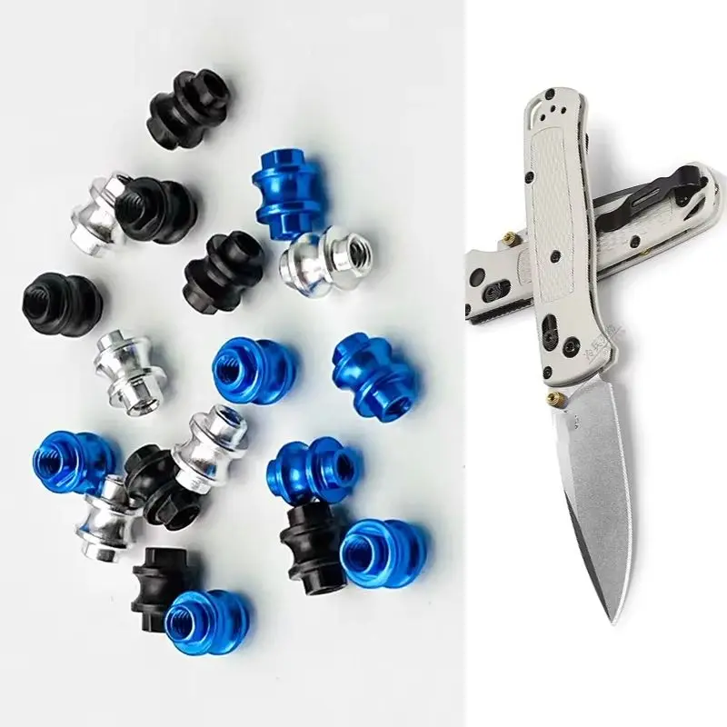 5 unids/lote de tornillo de eje de soporte espaciador/espaciador personalizado de aluminio anodizado para Benchmade 535 piezas de accesorios de BUGOUT de tamaño completo