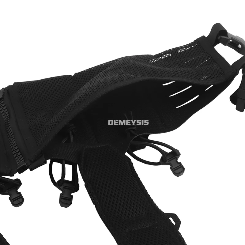 Chalecos de caza al aire libre, aparejos de pecho, chaleco de asalto MOLLE Militar Airsoft de camuflaje ligero con bolsa Mag, correa colgante estilo H - imagen 3