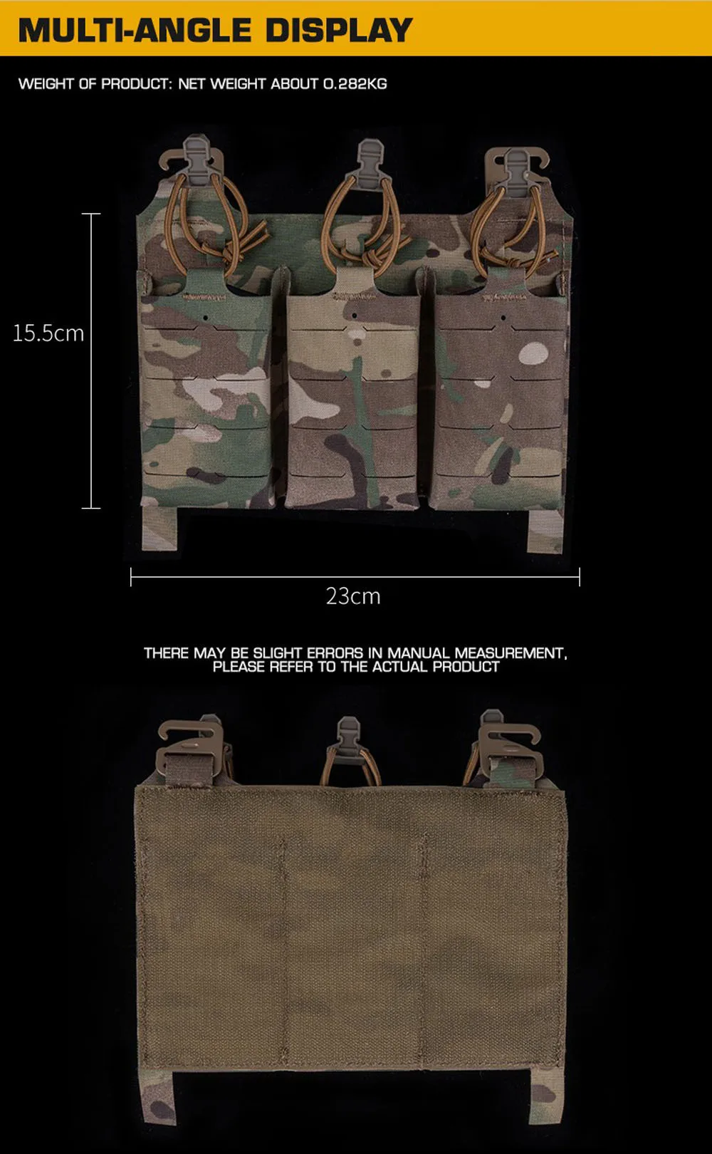 Detalle del tejido Cordura y acabado