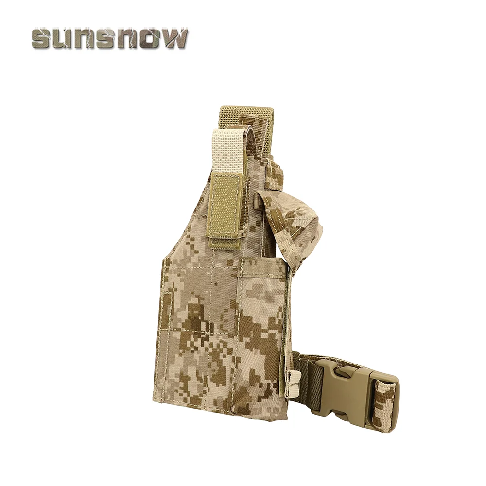 SunSnow HK 45 Supresor Holster Estrategia AirSoft Fregadero de caza Leggings de liberación rápida Combinación Juego de extracción rápida - imagen 3