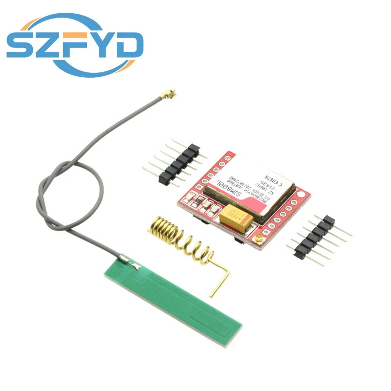 Módulo SIM800L GPRS GSM, tarjeta Micro SIM, núcleo de puerto serie TTL de cuatro bandas, antena PCB, placa WIFI inalámbrica para teléfono inteligente - imagen 4