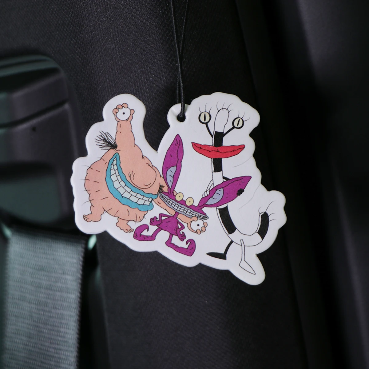 Tabletas de aromaterapia para coche con dibujos divertidos, colgante de fragancia para Interior de coche, ambientador, decoración colgante para espejo retrovisor - imagen 5