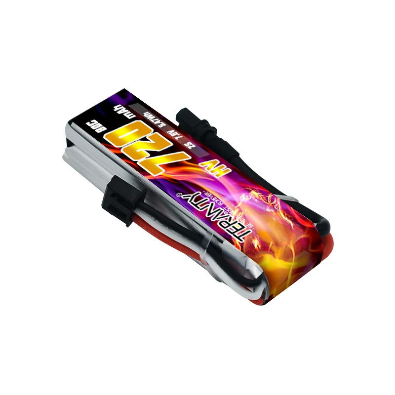 TREANTY-batería Lipo HV recargable para interiores, modelo de avión de gran aumento FPV, 720mAh, 2S, 80C/160C, 7,6 V - imagen 5
