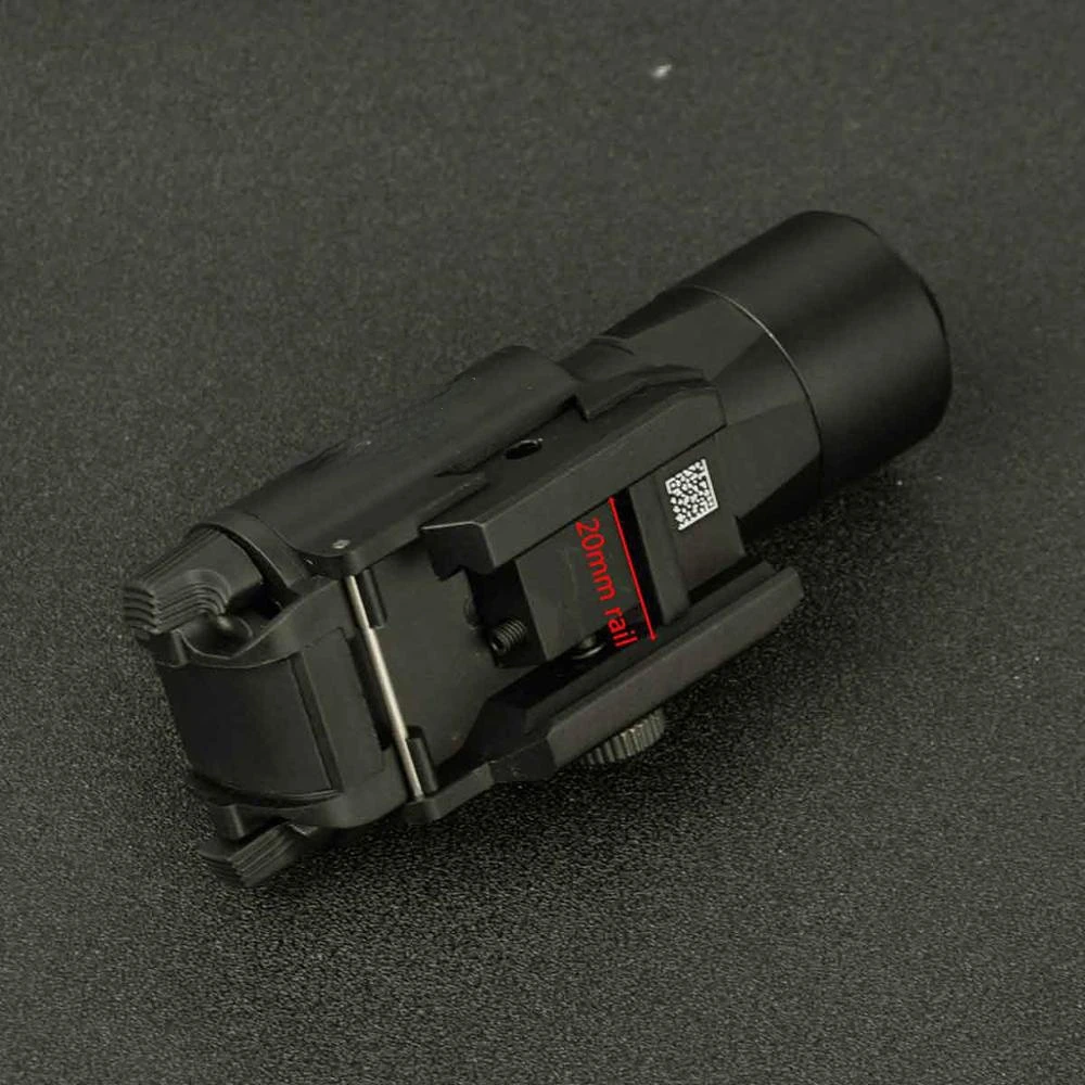 Luz de arma táctica del ejército X400 Ultra x400U, linterna de pistola láser roja con riel Picatinny X300 X300 Ultra - imagen 3