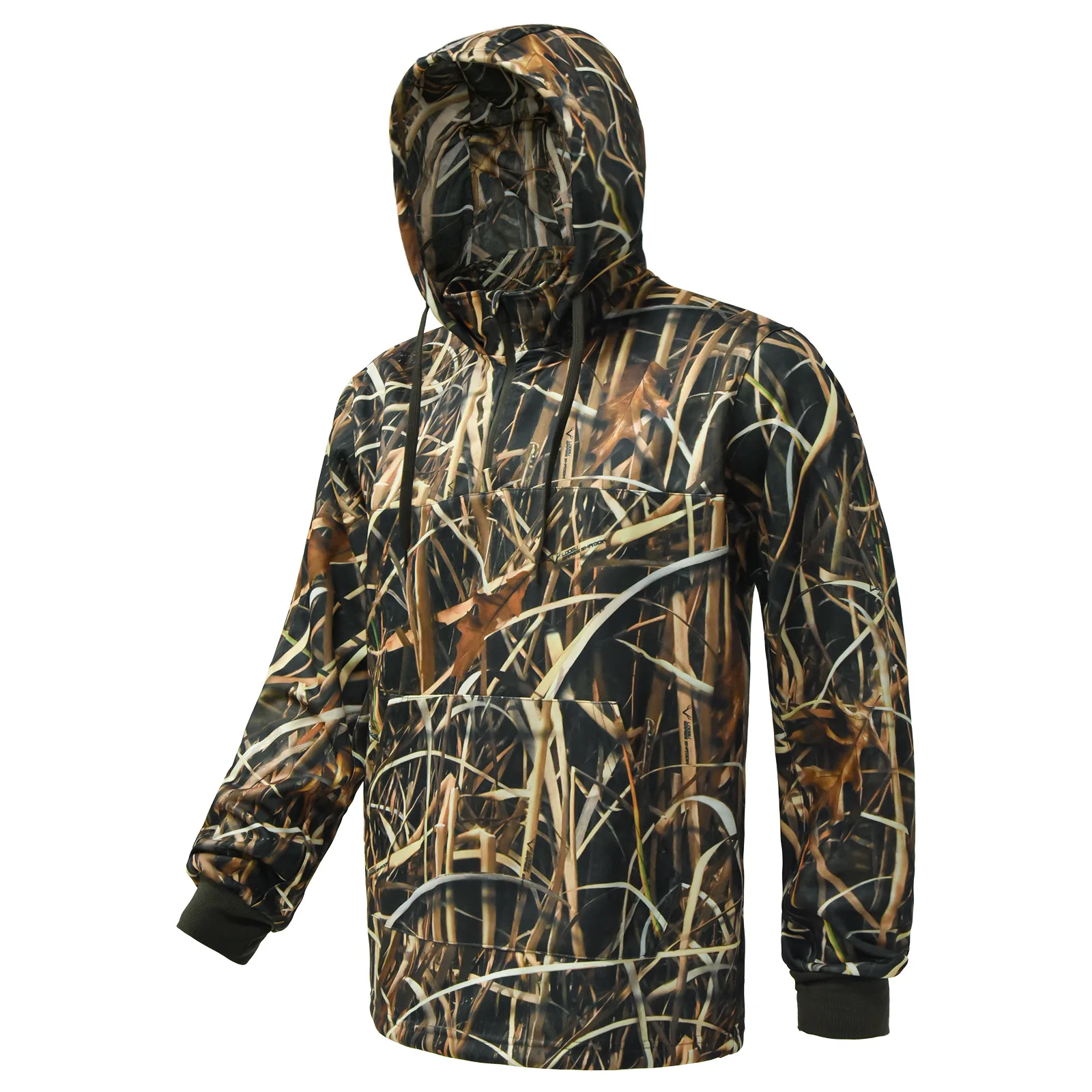 Sudadera táctica polar térmico camuflaje biónico con capucha - imagen 5