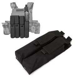 Bolsa MOLLE doble cargador 9mm para pistolas tácticas