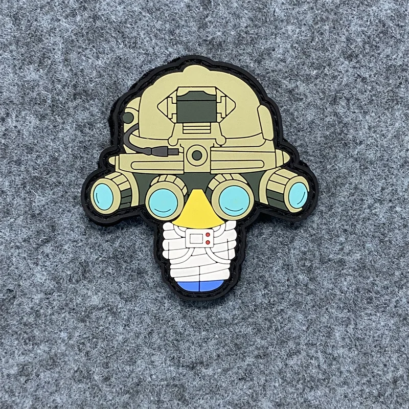 Insignia de moral táctica 3D de PVC para Dron ruso, parche divertido, pegatinas Believe, gancho y bucle, brazalete, ropa, mochila, parches de decoración - imagen 4