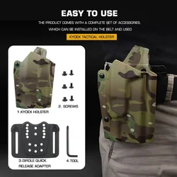 Funda Kydex Glock 34 – Fijación para cinturón