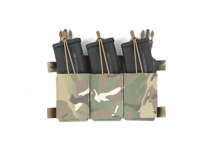 PEW Portacargadores Triple Táctico THORAX para panel frontal camuflaje - imagen 3